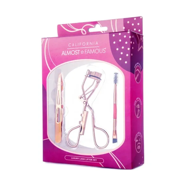 Almost Famous Luxury Eyebrow/Eyelash Lifter Set - Scarlet Rose Gold (3-Piece Set)