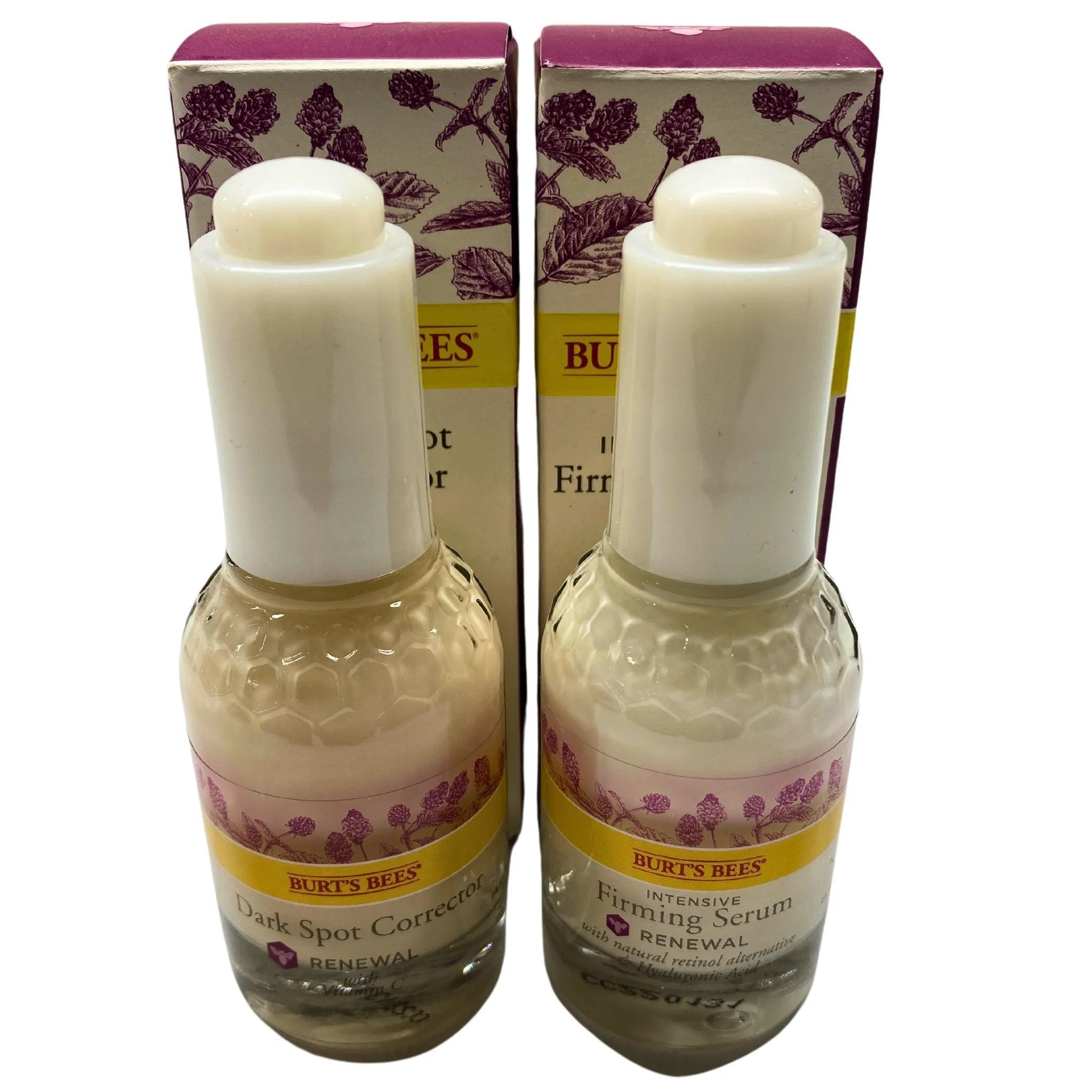 Burt's Bees Intensive Firming & Dark Spot Corrector Serum with Retinol Alternative 1 fl Oz (50 Pcs Lot)
