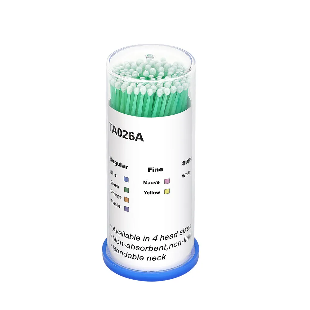 DLUX Disposable Regular Micro Brush Green - 100 Pack