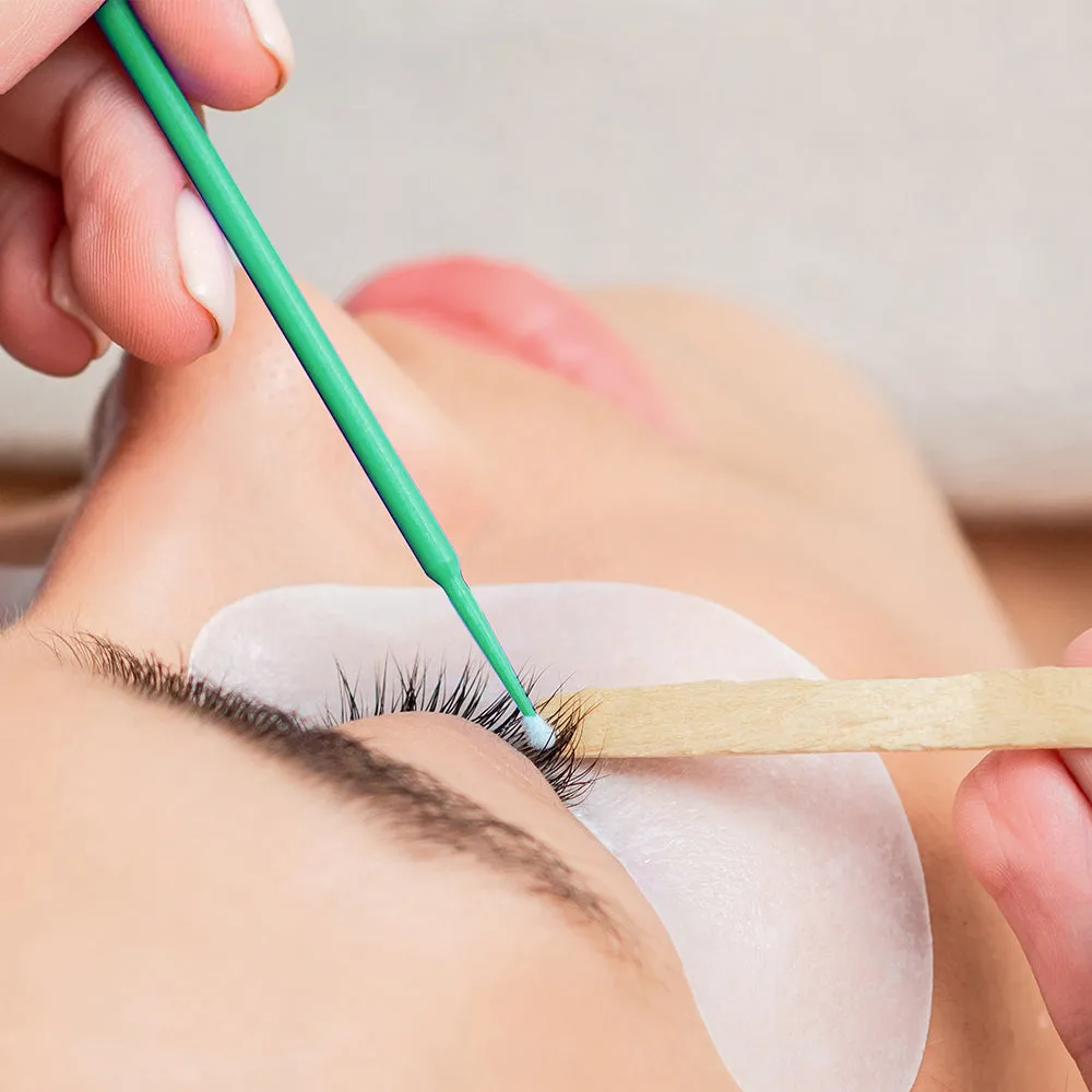 DLUX Disposable Regular Micro Brush Green - 100 Pack