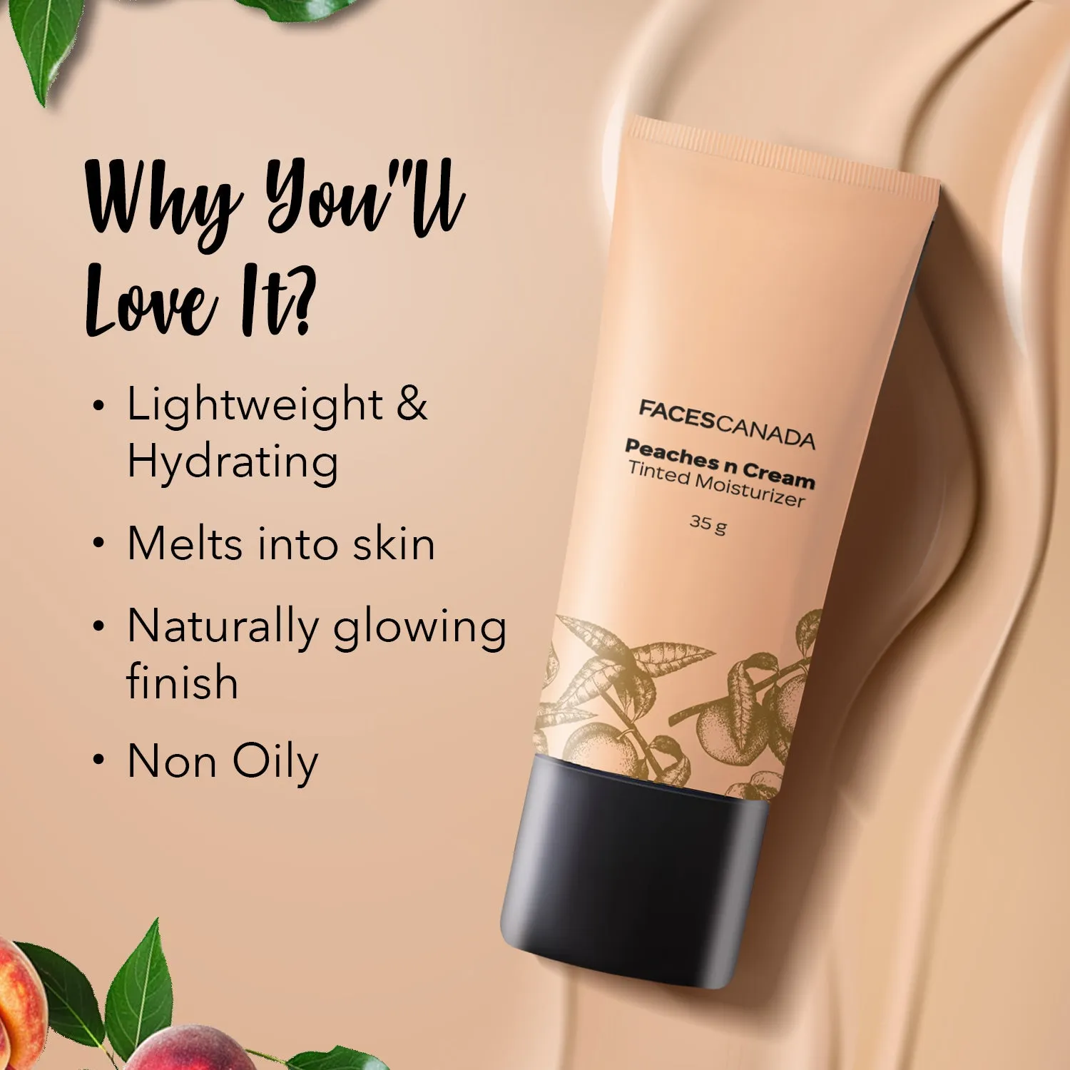 FC Peaches N Cream Tinted Moisturizer Light 01 18g