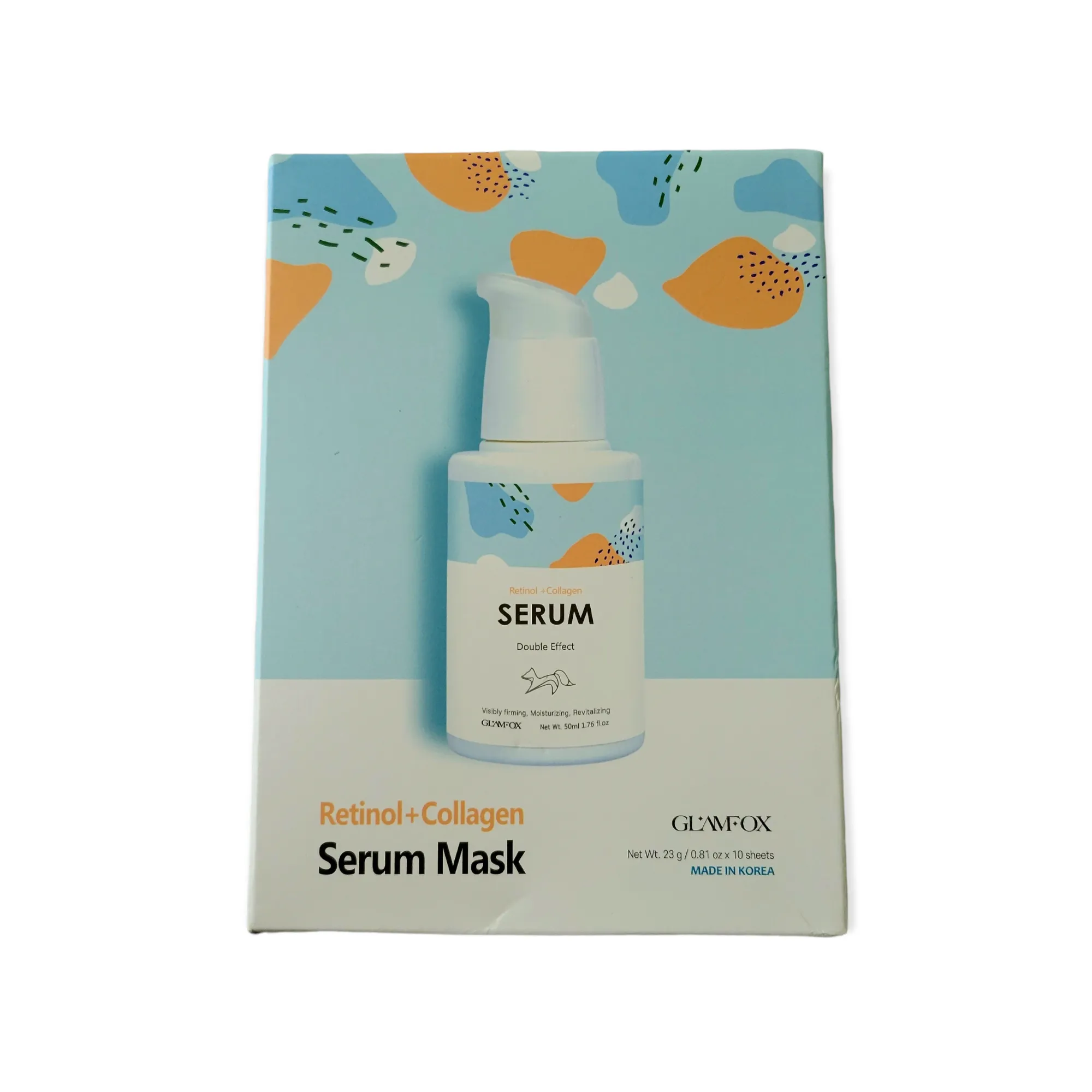 Glamfox Retinol and Collagen Serum Mask