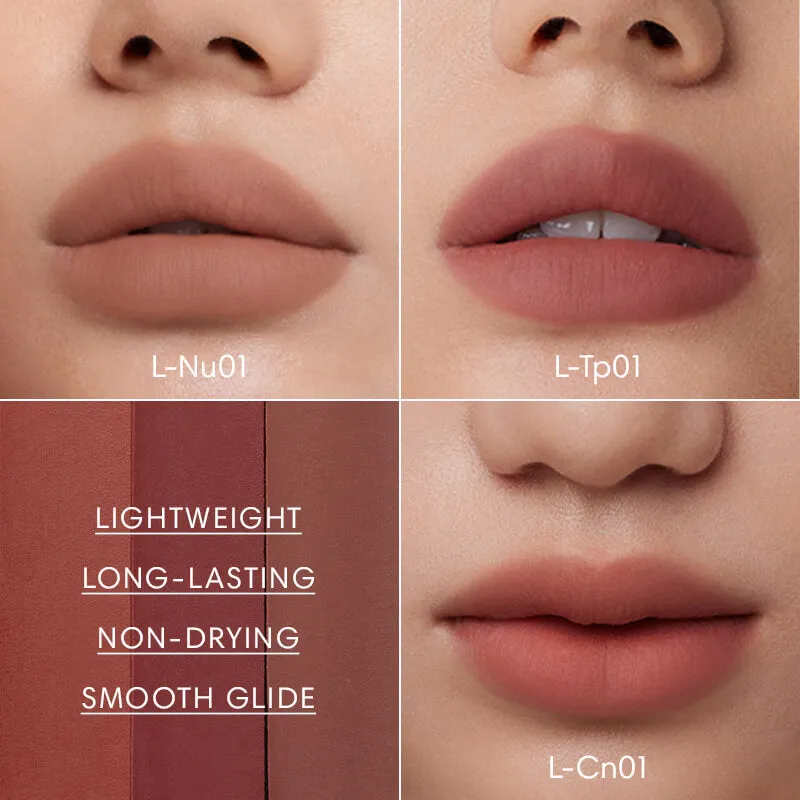 INTO YOU Light Long lasting Matte Liquid Lipstick 3pc Bundle