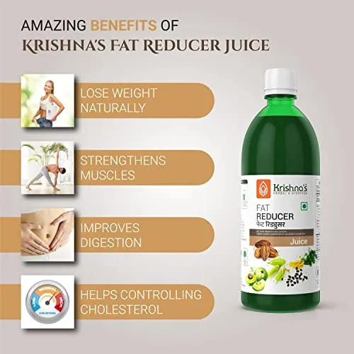 Krishna's Herbal & Ayurveda Fat Reducer Juice - 1 l (Pack of 1)