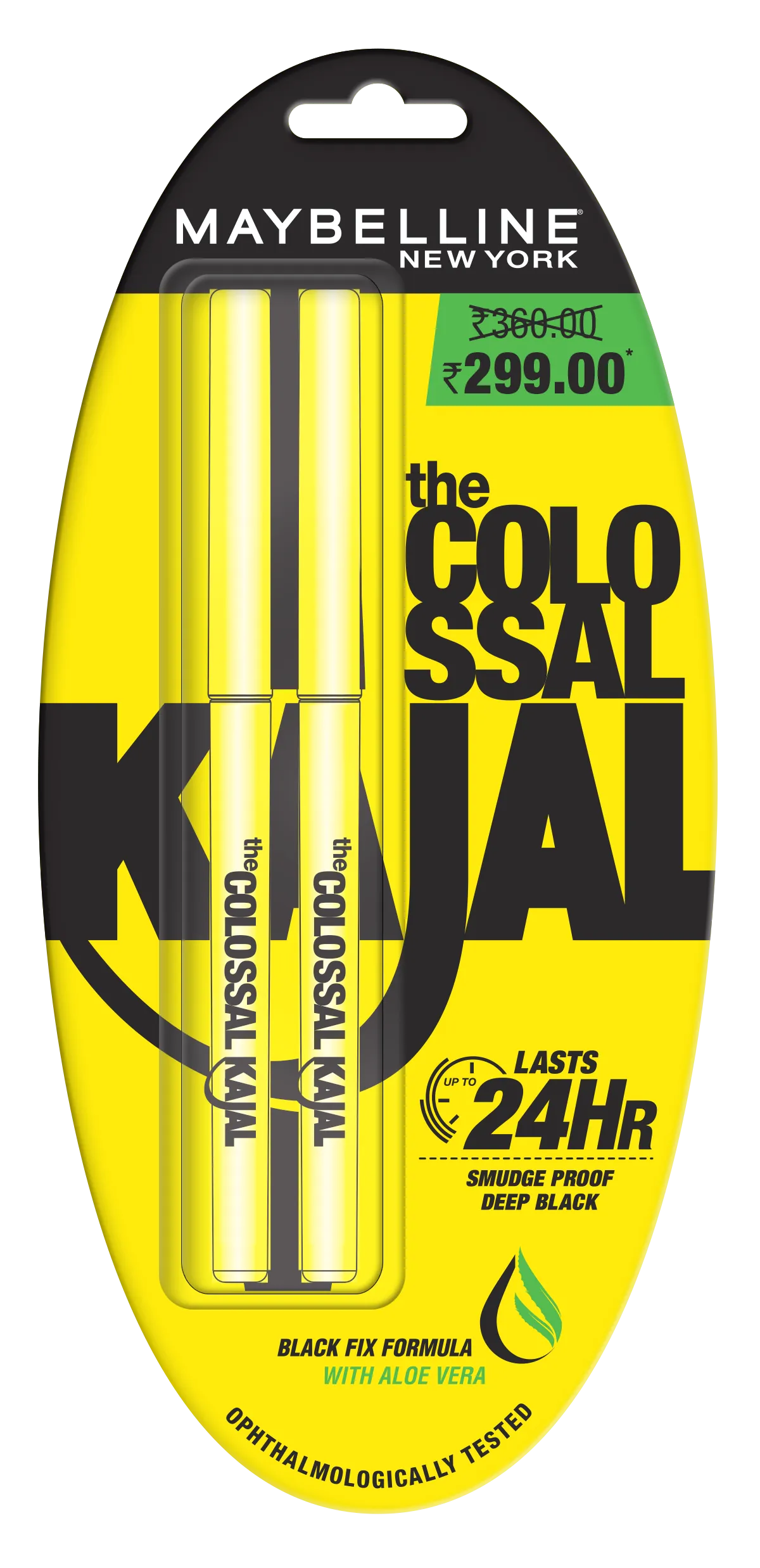 Maybelline New York Colossal Kajal - Pack of 2