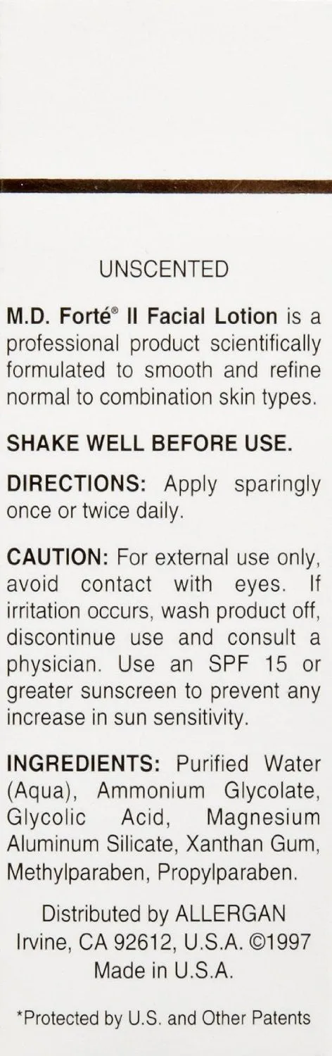 M.D. Forté Facial Lotion II - Level 2