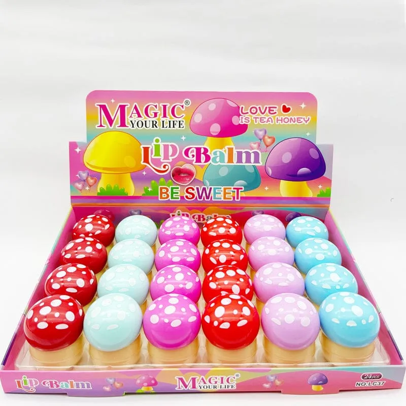 Mushroom Shape Lip Balm 1082 (24 units)