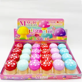 Mushroom Shape Lip Balm 1082 (24 units)