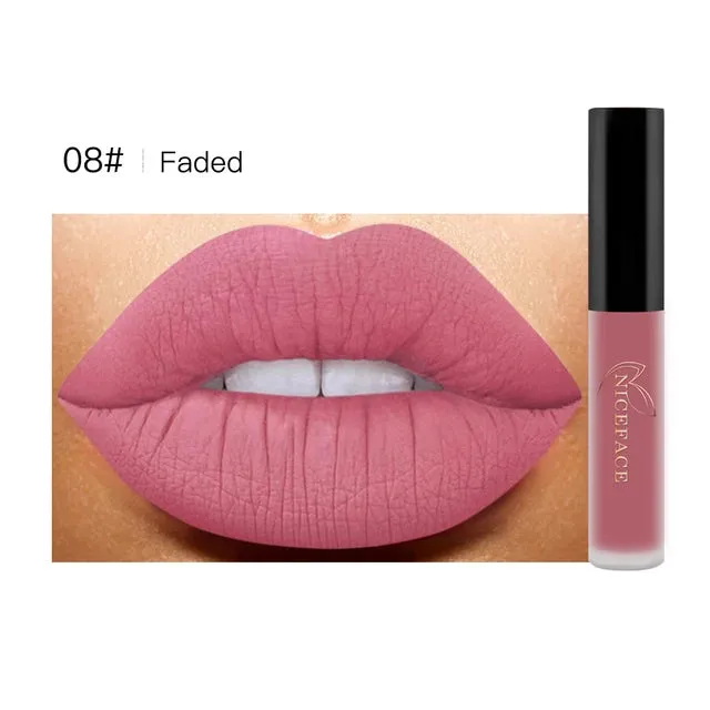 Niceface Matte Liquid Lipstick Water Resistant Long Lasting Lip Gloss S4221935