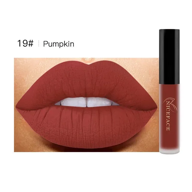 Niceface Matte Liquid Lipstick Water Resistant Long Lasting Lip Gloss S4221935