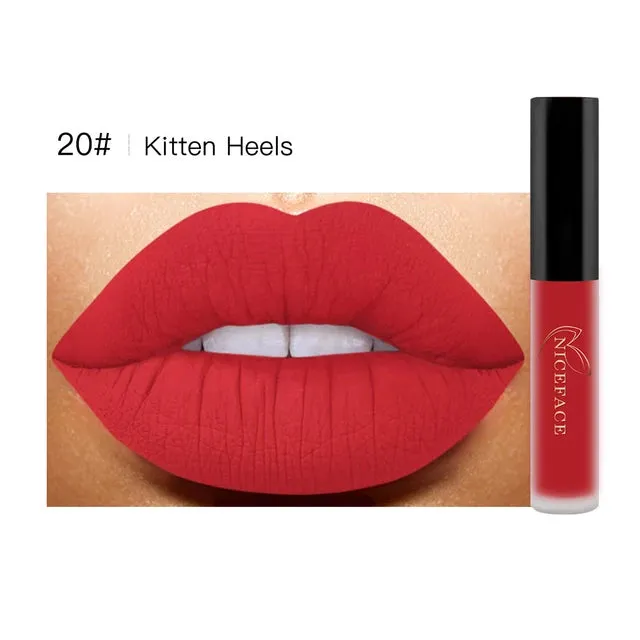 Niceface Matte Liquid Lipstick Water Resistant Long Lasting Lip Gloss S4221935