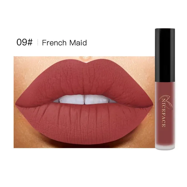 Niceface Matte Liquid Lipstick Water Resistant Long Lasting Lip Gloss S4221935
