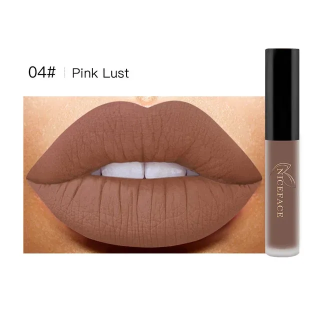 Niceface Matte Liquid Lipstick Water Resistant Long Lasting Lip Gloss S4221935