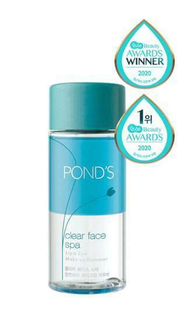 POND'S New Clear Face Spa Lip and Eye Makeup Remover 120ml