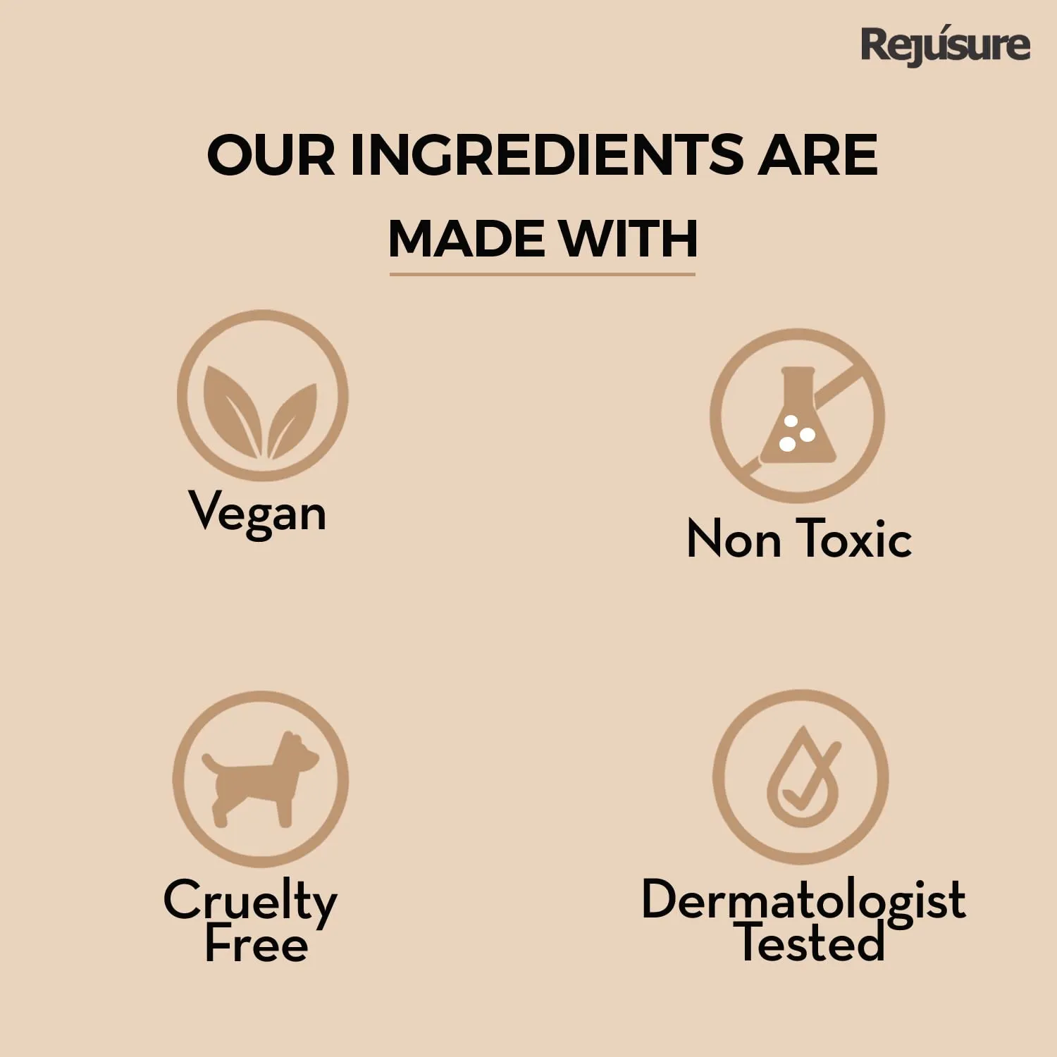 Rejusure 10% Vitamin C   1% Acetyl Glucosamine Facial Serum to Boots Collagen Production & Protects from Environmental Stress– 30ml (Pack of 3)