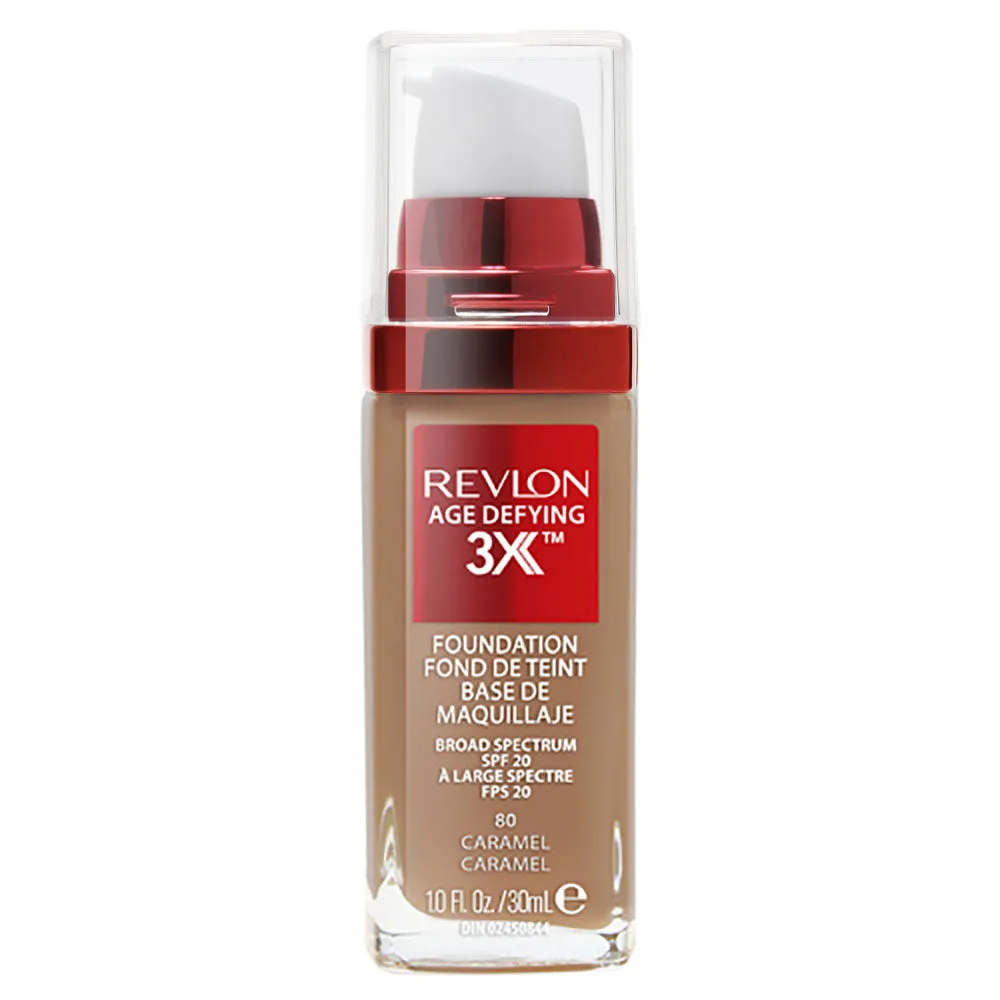 Revlon Age Defying 3X Foundation 30.0ml 80 CARAMEL