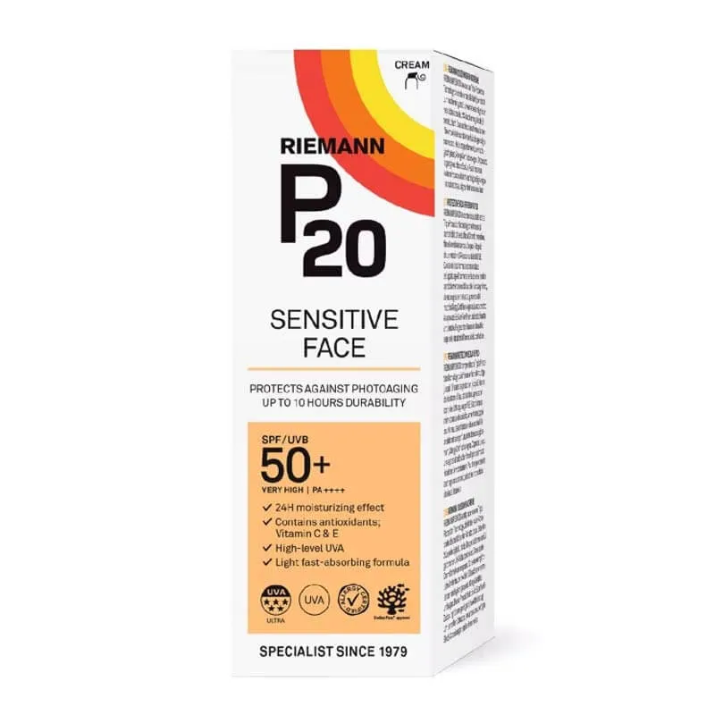 Riemann P20 Sensitive Face SPF 50  Sun Cream