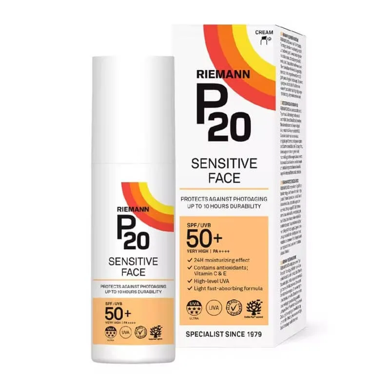 Riemann P20 Sensitive Face SPF 50  Sun Cream