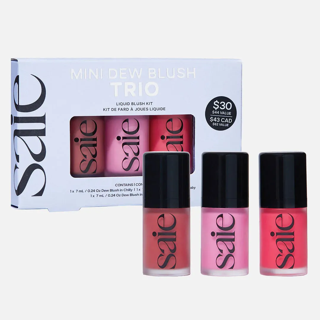 SAIE Mini Dew Blush Trio Set