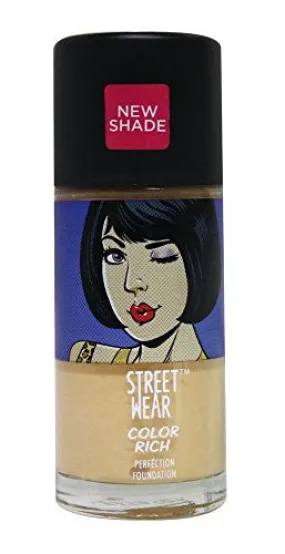 Street Wear Color Rich Perfection Foundation, Soft Beige, 30ml