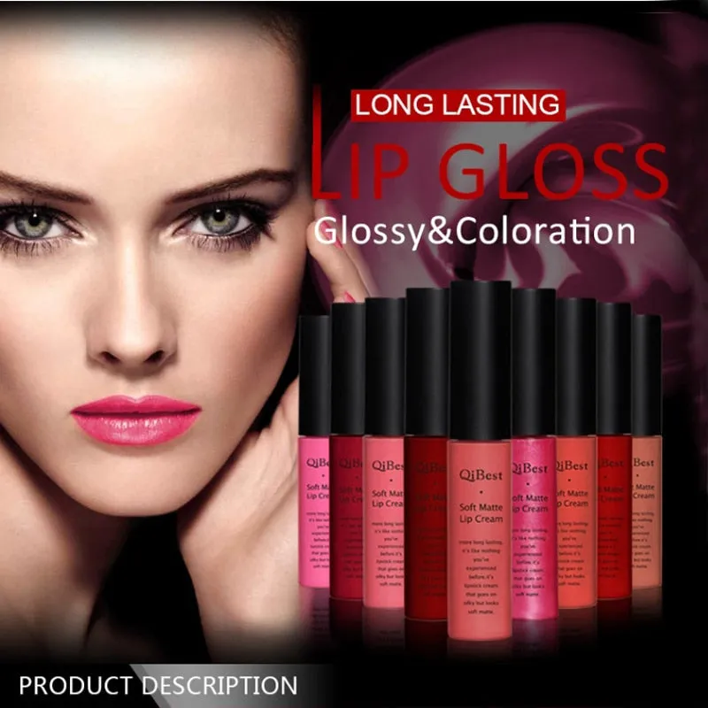 Waterproof Long Lasting Matt Lip Gloss