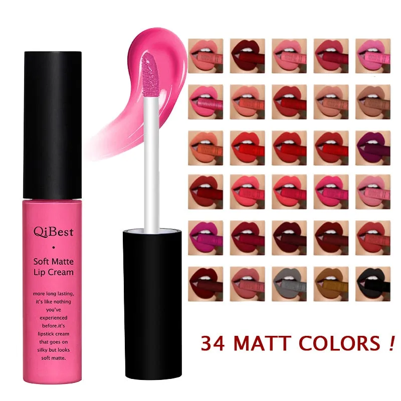 Waterproof Long Lasting Matt Lip Gloss